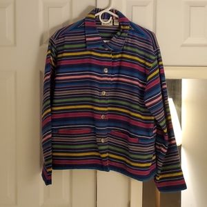 Chico's striped jacket